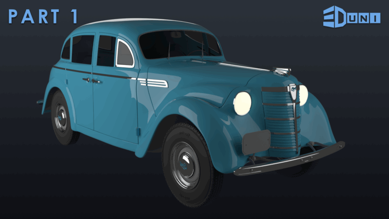 Hot Wheels Series: Part 1. From NURBS to Poly Production Modeling